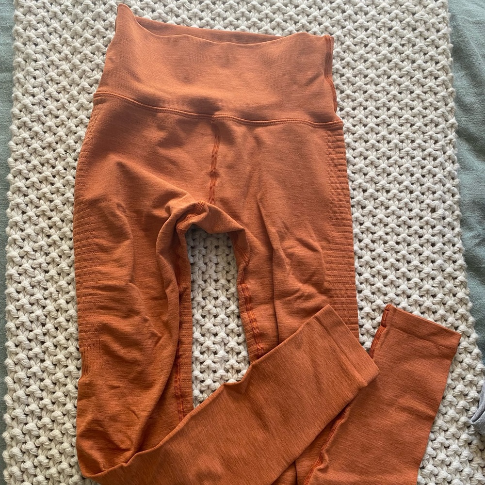 Alphalete Burnt Orange Halo Leggings Small